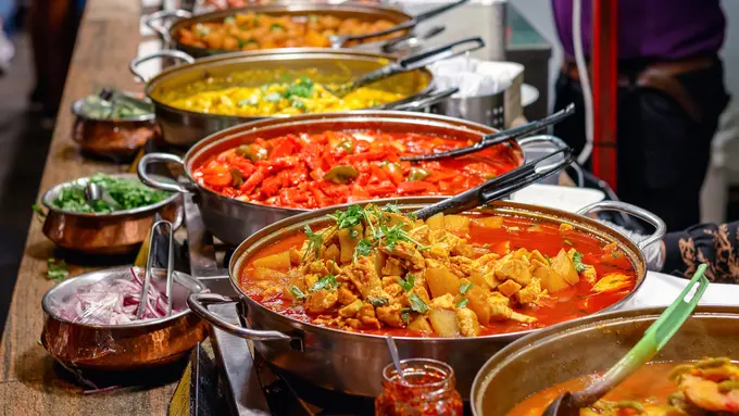 Ilustrasi Makanan Pedas, Masakan Pedas, Makanan, Masakan (iStockphoto)