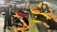 Christian Sugiono jajal mobil F1 (Sumber: Instagram/csugiono)