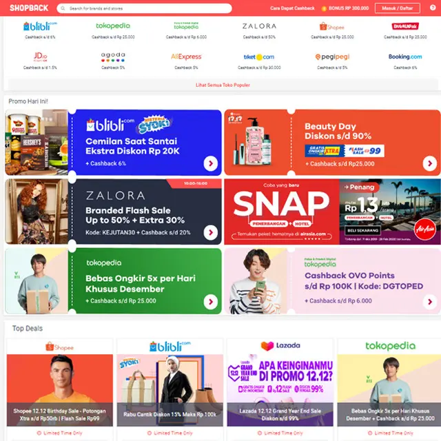 Kumpulan Promo Terbaik 12.12, Ada Voucher Makan Hingga Cashback Hotel 100% Lho!