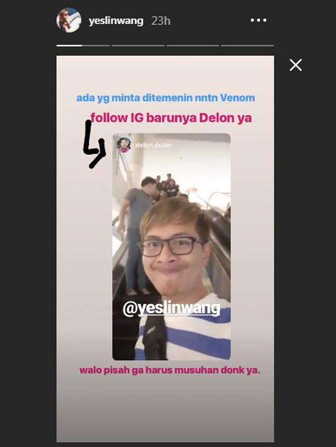 Di Ambang Perceraian Delon Dan Yeslin Wang Masih Nonton Di Bioskop Bareng Showbiz Liputan6 Com