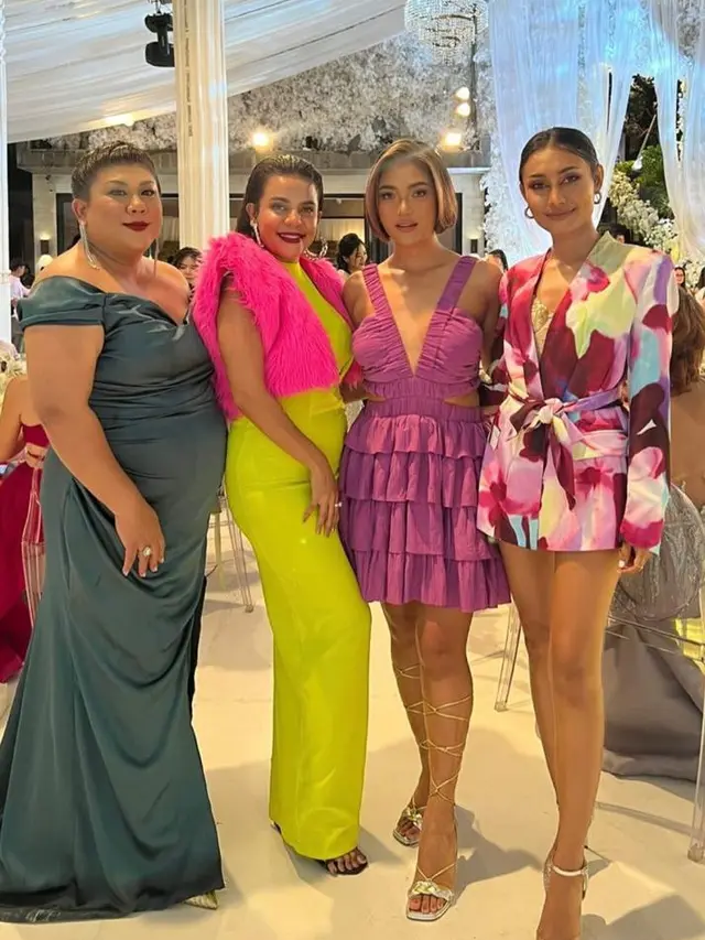 Gaya Bridesmaid dan Tamu Undangan Patricia Gouw, Anti Mainstream Serba Neon