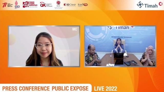 Paparan publik PT Timah Tbk (TINS), Rabu (14/9/2022) (Foto: Liputan6.com/Elga N)