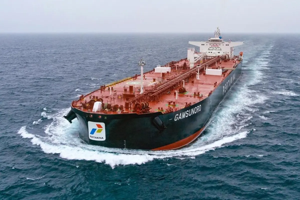 Kapal MT Gamsunoro milik PT Pertamina International Shipping (PIS)