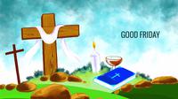 Ilustrasi Jumat Agung. (Image by Harryarts on Freepik)