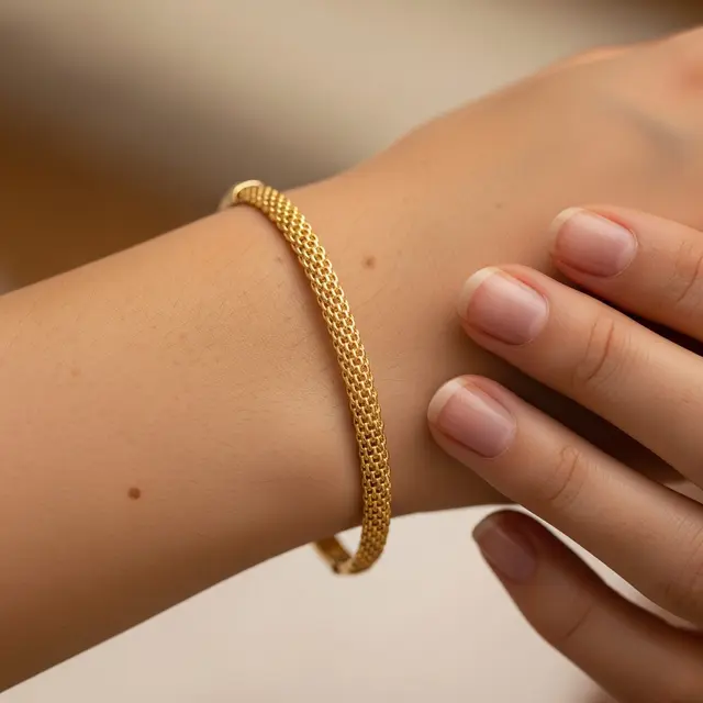 Gelang Emas 22 Karat 4 Gram Model Minimalis