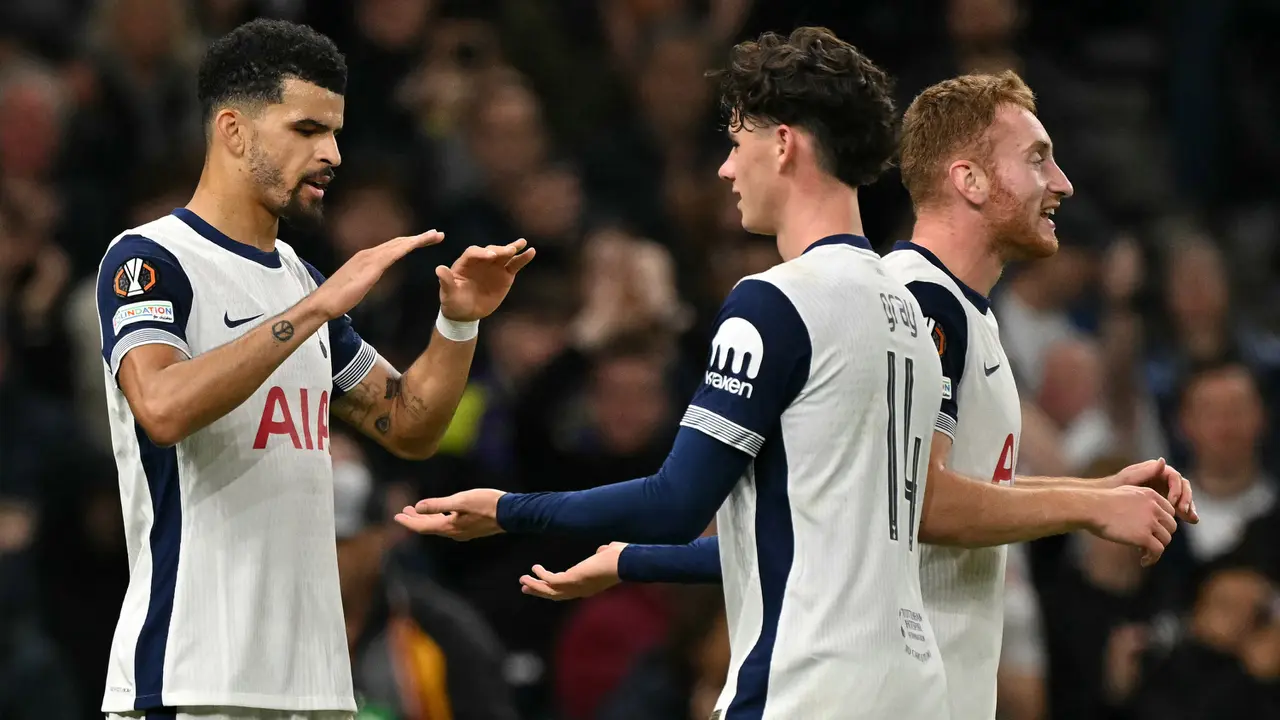 Liga Europa 2024/2025, 10 Pemain Tottenham Hotspur Bungkam Permainan Qarabag