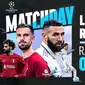 Live Streaming UCL Round 16 Besar Leg 1 Liverpool Vs Real Madrid di Vidio Rabu 22 Februari
