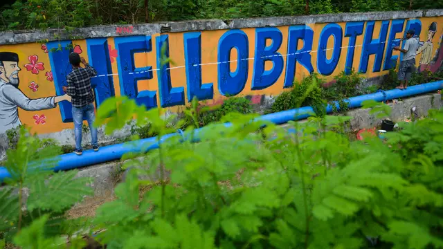 Mural Untuk Korban Penembakan Selandia Baru