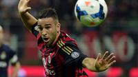 Pemain AC Milan Adil Rami (Olivier Morin/AFP)
