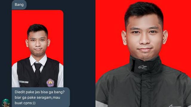 7 Editan Pas Foto Nyeleneh Ini Kocak, Ada yang Buat Daftar CPNS