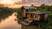 7 Contoh Rumah di Pinggir Sungai dengan Rooftop Multifungsi, Asri Tapi Modern