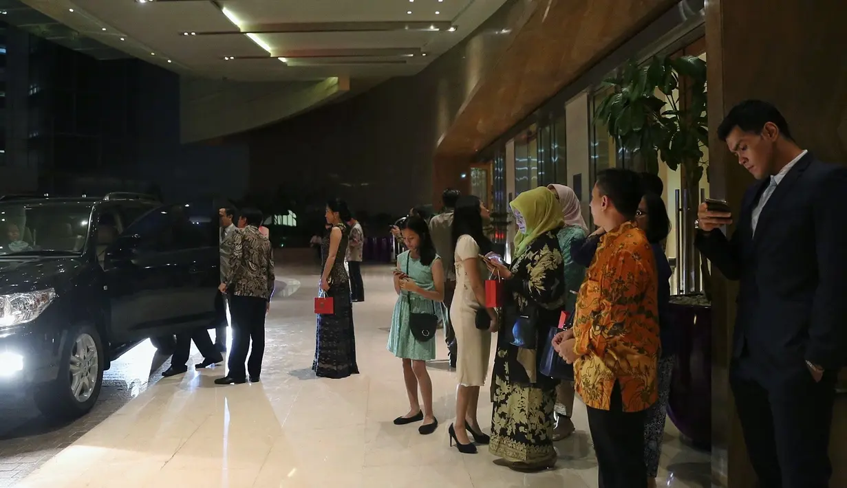 Suasana Resepsi Panji Trihatmodjo dan Varsha Stauss