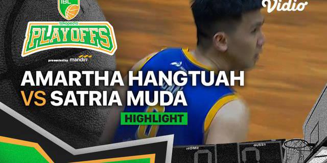 VIDEO: Satria Muda ke Semifinal IBL 2022 Setelah Tundukkan Amartha Hangtuah pada Gim Kedua