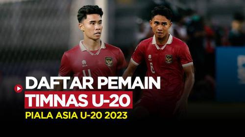 MOTION GRAFIS: Daftar Pemain Timnas Indonesia di Piala Asia U-20 2023, Persija Jakarta Sumbang Sembilan Pemain