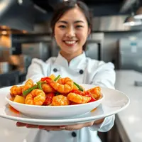 resep udang asam manis sederhana ©Ilustrasi dibuat AI