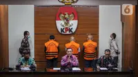 Ketua KPK Firli Bahuri memberikan keterangan Operasi Tangkap Tangan (OTT) Wali Kota Bekasi, Rahmat Effendi di Gedung KPK, Jakarta, Kamis (6/1/2022). Sebanyak 9 tersangka dihadirkan termasuk Wali Kota Bekasi, Rahmat Effendi usai Operasi Tangkap Tangan (OTT). (Liputan6.com/Faizal Fanani)