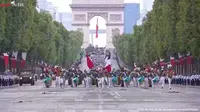 Kontingen RI Tampil sebagai Pembuka Parade saat Bastille Day, Bawakan Lagu Maju Tak Gentar