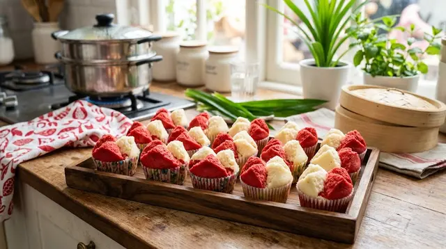 5. Bolu Kukus Merah Putih
