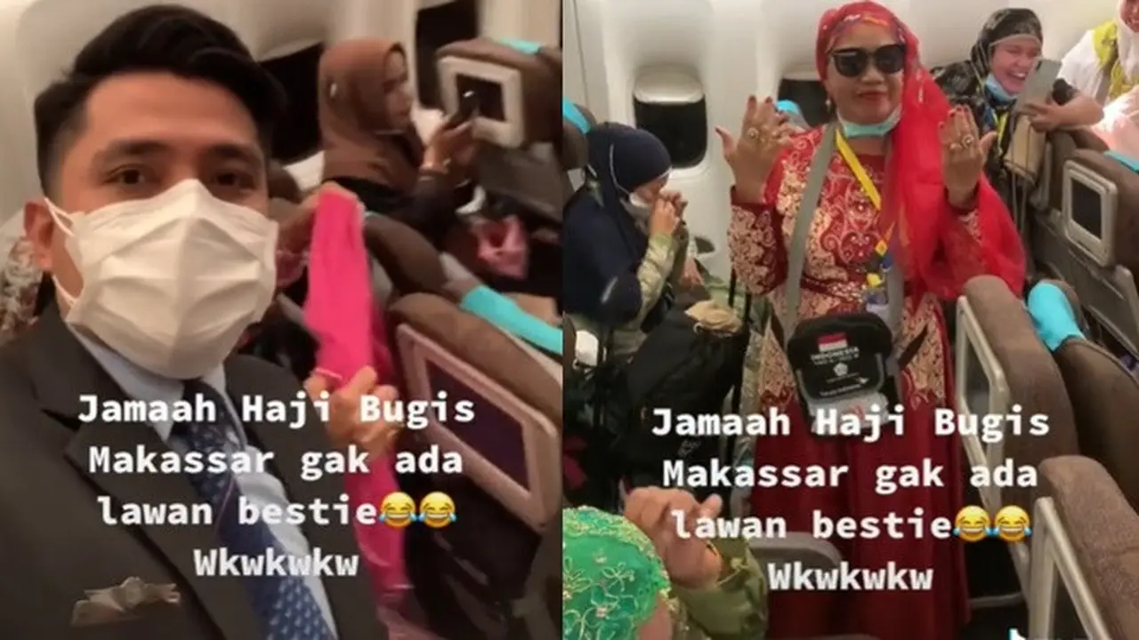 Viral Jemaah Haji Berdandan Nyentrik saat Pulang ke Tanah Air, Penuh Perhiasan