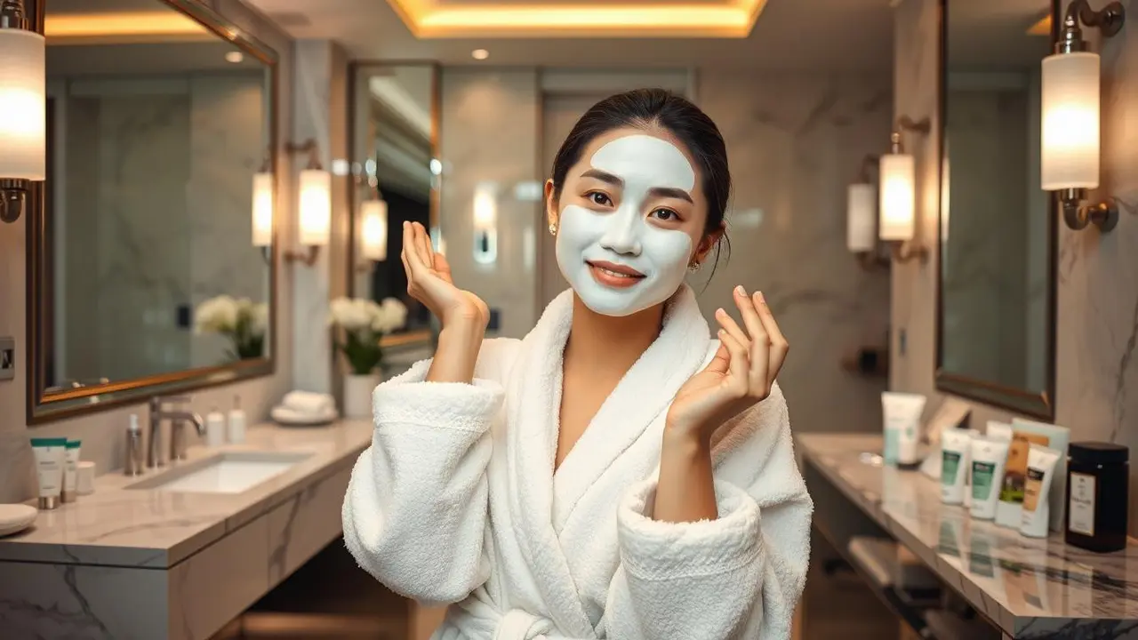 cara memakai masker wajah