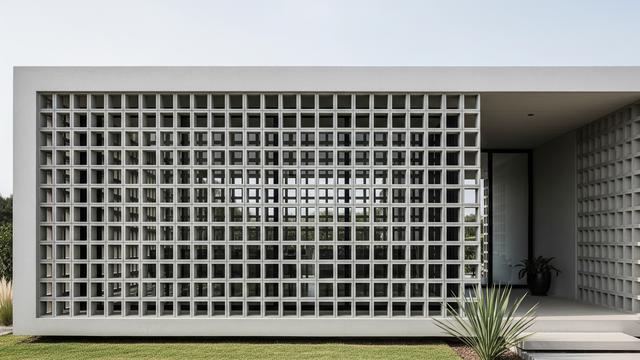 11 Desain Rumah Minimalis dengan Dinding Roster Agar Tetap Sejuk dan ...