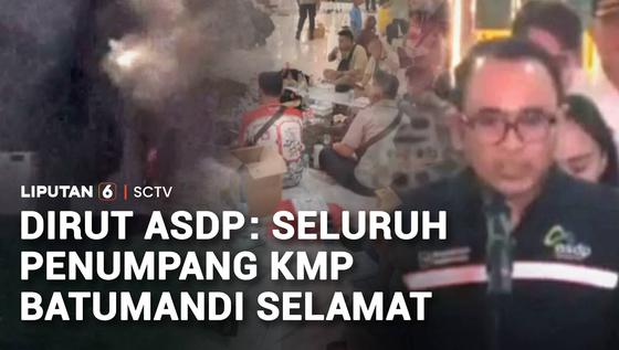 Seluruh Penumpang KMP Batumandi Selamat