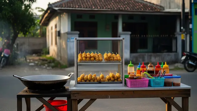 Ide usaha jualan gorengan sore hari bakso goreng