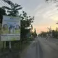 Balilho caleg di sejumlah ruas jalan di Tuban. (Istimewa)