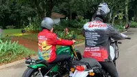 Jaket Kaesang Pangarep saat mengawal Presiden Jokowi jalan-jalan ke mal di Bogor curi perhatian (Dok.Instagram/@kaesangp/https://www.instagram.com/p/B6kbyCNph2T/Komarudin)