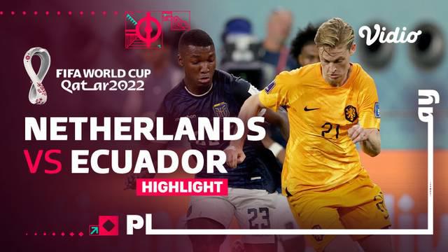 Berita video highlights pertandingan matchday kedua Grup A Piala Dunia 2022, Jumat (25/11/22), antara Belanda melawan Ekuador yang berakhir imbang 1-1.