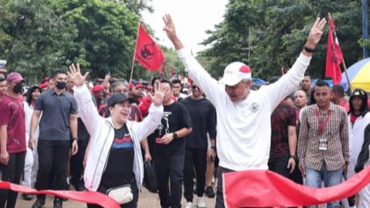 Sambil Lari Pagi, Ganjar Ingatkan Warga Jangan Dikasih Bantuan Lalu Geser Pilihan