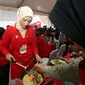 Citra Kirana menghadiri acara "Royco Nutrimenu" dalam rangka Hari Gizi Nasional 2024 di&nbsp;Hutan Kota by Plataran di komplek Gelora Bung Karno (GBK), Jakarta, 6 Februari 2024. (dok. PR)