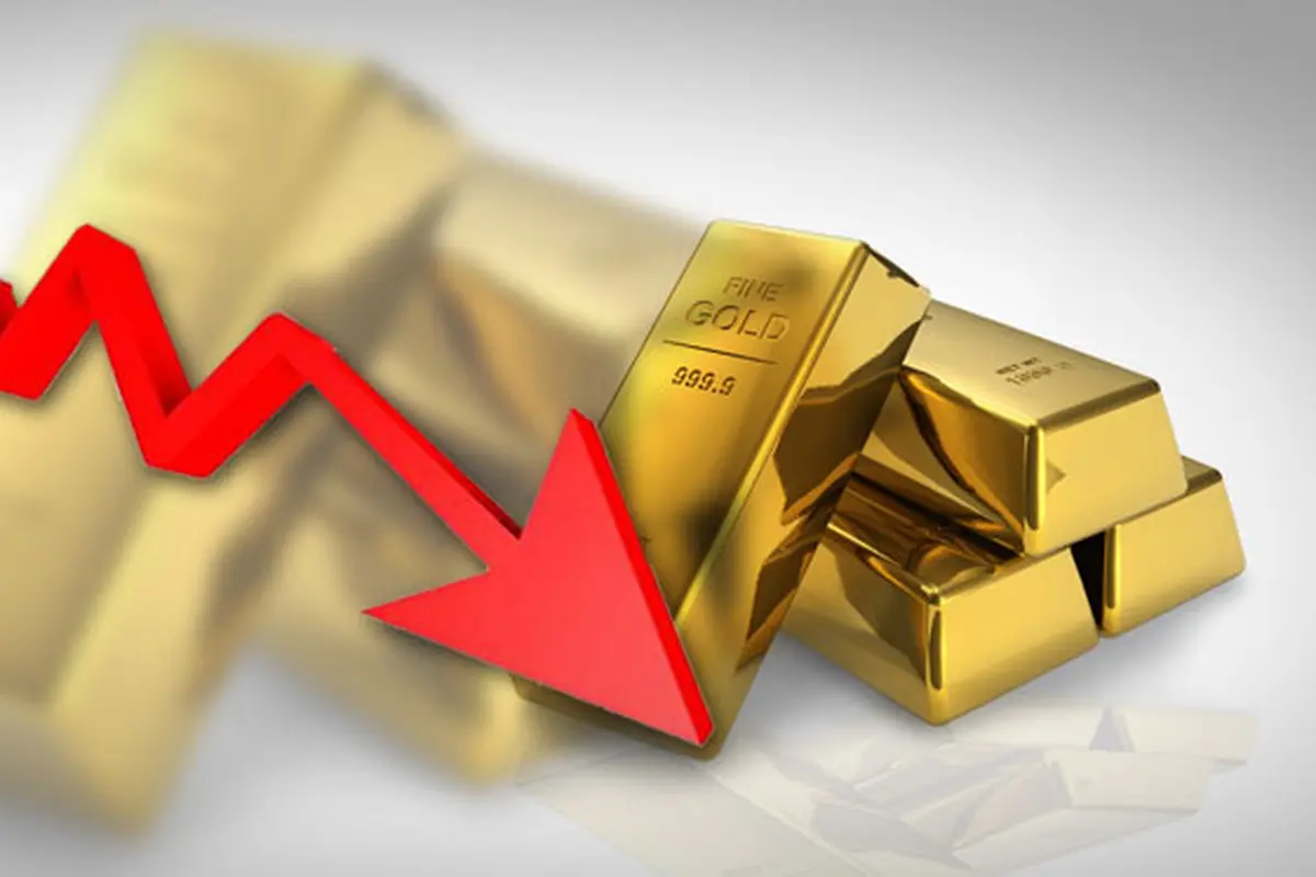 Ilustrasi Harga Emas Turun