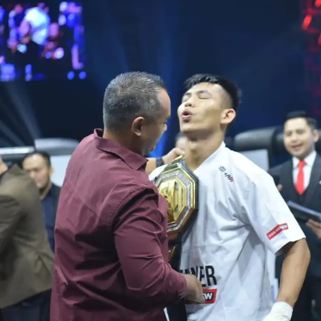 Sikat Angga The Hitman, Junior Jeka Saragih Juara Baru Kelas Ringan One Pride