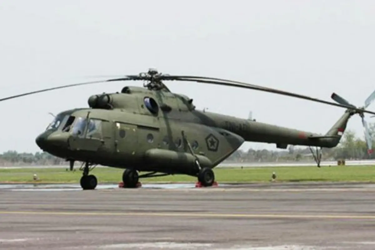 Helikopter Milik TNI AD Jatuh di Poso