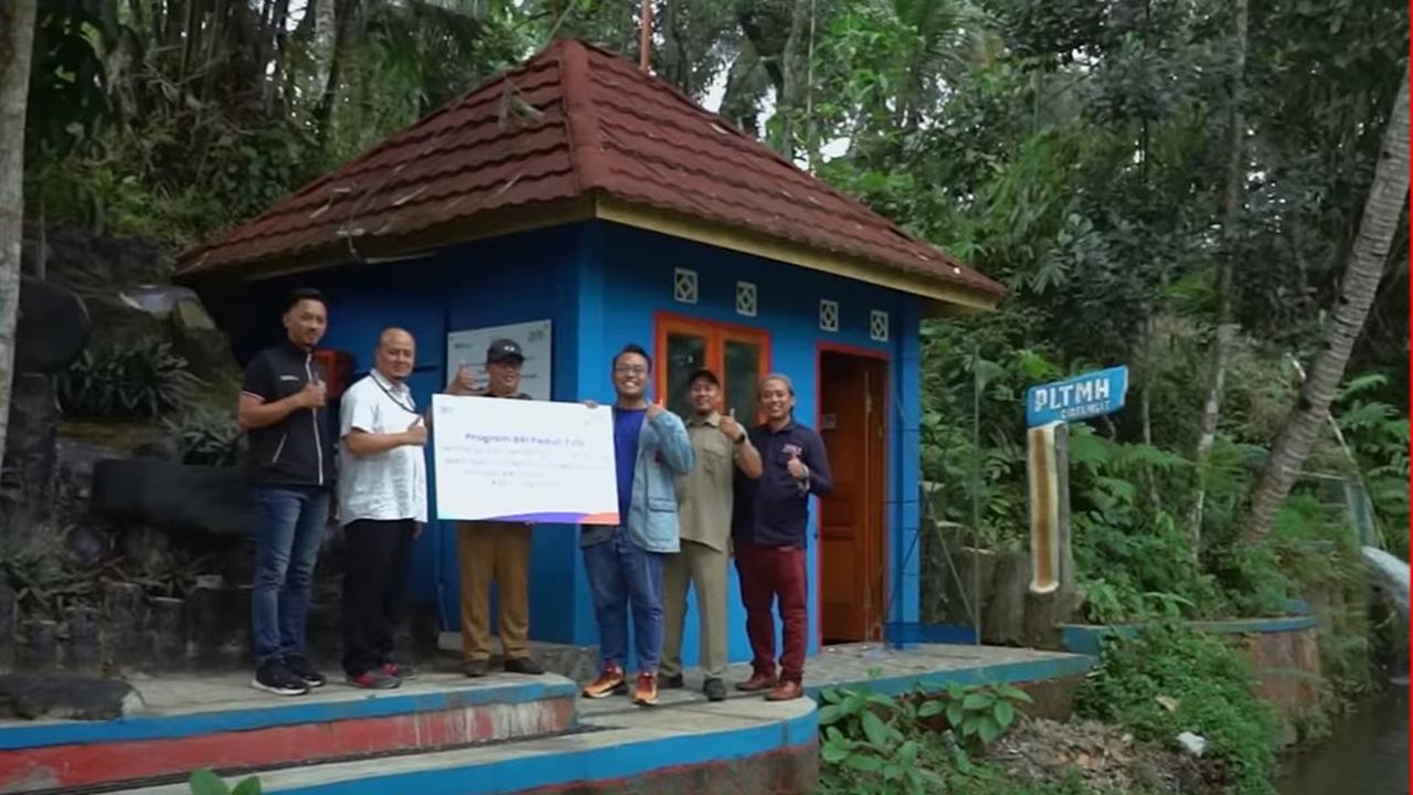 BRI Kembangkan Teknologi PLTMH di Desa Jatihurip Tasikmalaya, Beri Dampak Baik Bagi Lingkungan