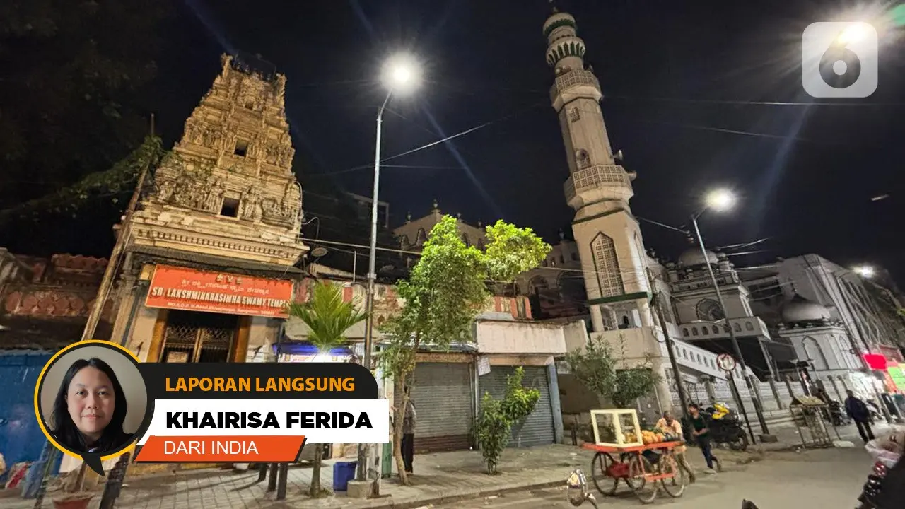 Potret Bangalore, ibu kota Negara Bagian Karnataka, India.