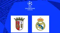Liga Champions - Braga Vs Real Madrid (Bola.com/Adreanus Titus)