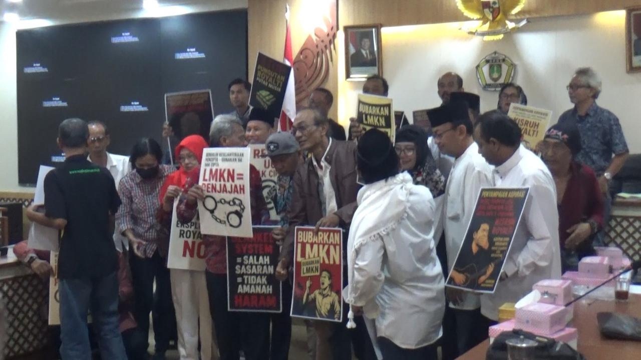 LMKN Dinilai Meresahkan, Seniman hingga Pengusaha Solo Geruduk DPRD