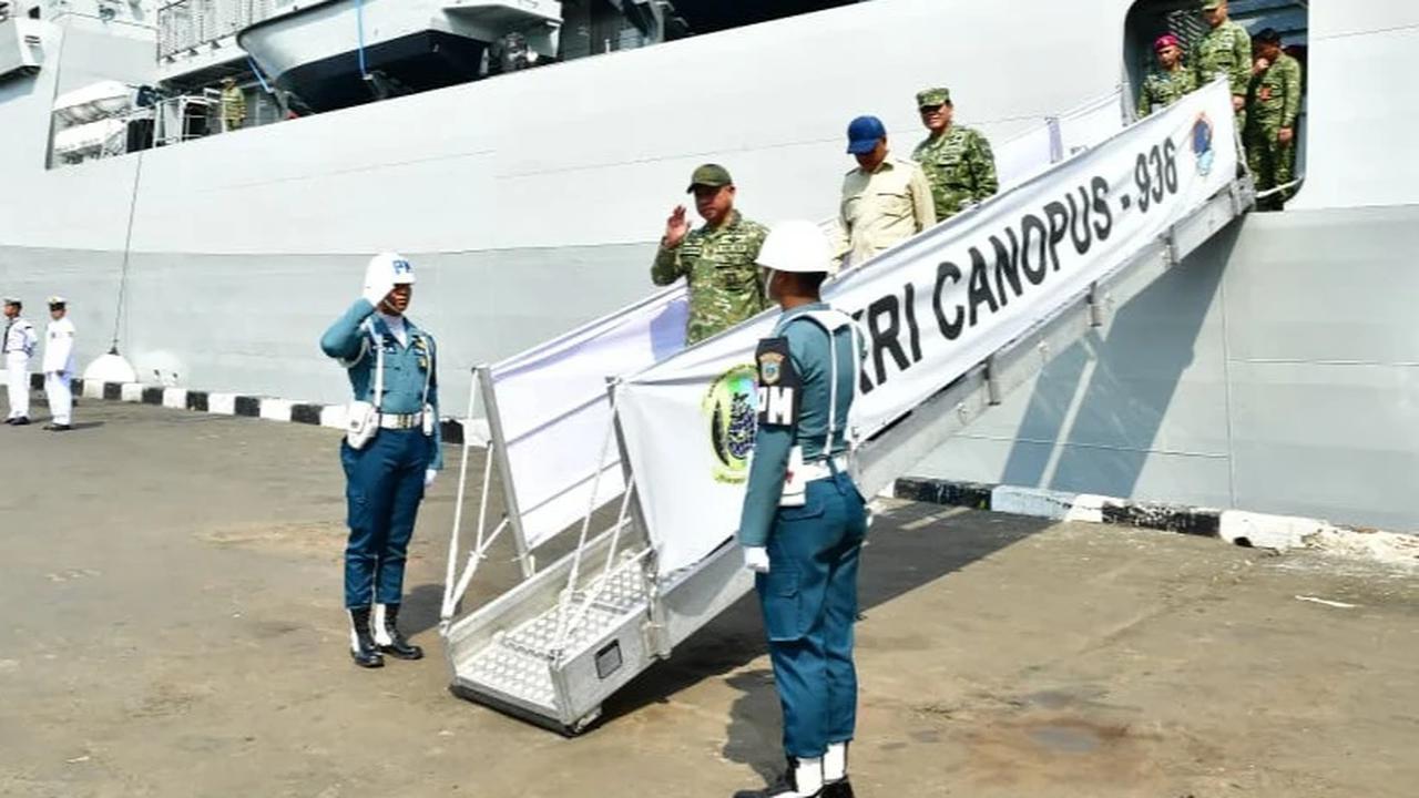 FOTO: KRI Canopus Resmi Perkuat Pemetaan Laut dan Pertahanan Maritim Indonesia