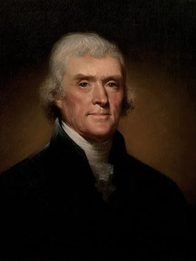 Presiden AS ke-3 Thomas Jefferson. (Wikimedia Commons)