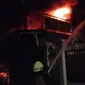 Kebakaran di rumah kos di Tebet. (Dok. Antara)