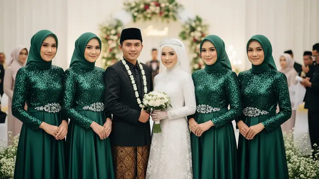 Baju Bridesmaid Full Payet