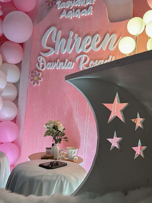 Aqiqah anak kedua Larissa Chou