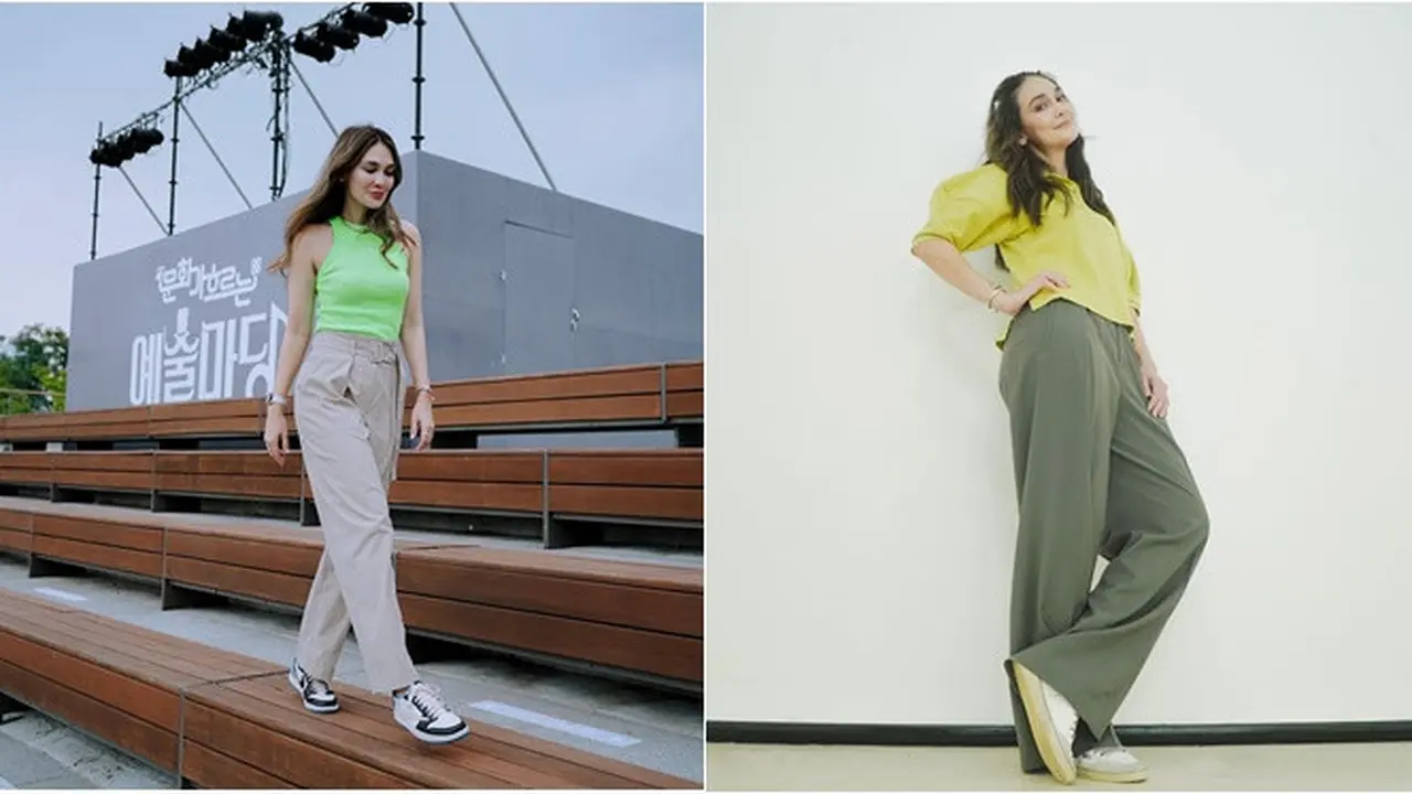 6 Inspirasi Padu Padan Outfit Warna Hijau ala Luna Maya, Stylish dan Trendi