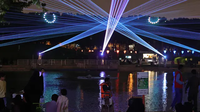 190 Lebih Karya Seni Dipamerkan di Festival Cahaya Noor Riyadh