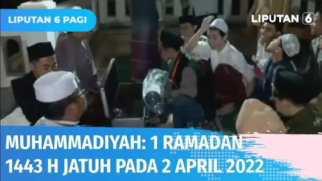Tahun ini, kembali terjadi perbedaan penetapan awal Ramadan dengan pemerintah. Gunakan metode wujudul hilal, Muhammadiyah menetapkan 1 Ramadan 1443 H jatuh pada hari ini, 2 April 2022.