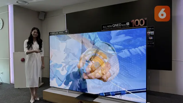 TV LG QNED evo AI QNED86. Liputan6.com/Iskandar