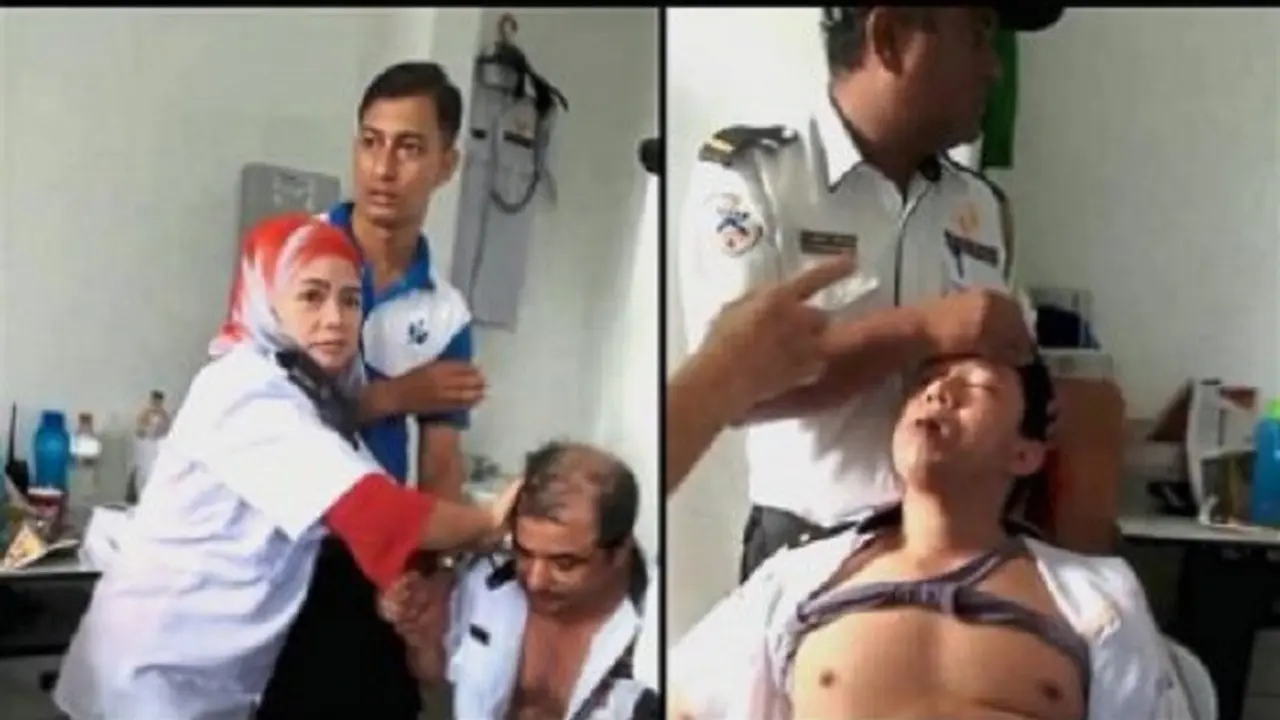 Pegawai pabrik minuman instan kopi putih durian di Malaysia terkapar dan harus menerima perawatan medis setelah mengonsumsi produk yang mereka buat sendiri (supplied, screengrab via Asia One)