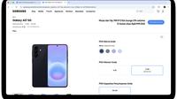 Harga Galaxy A57 5G di Indonesia Muncul di Situs Samsung, Varian 12GB Nyaris Rp 9 Juta. (Liputan6.com/ Yuslianson)